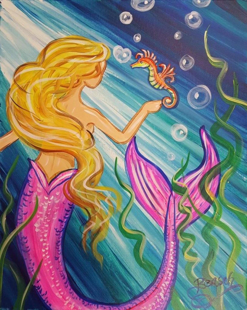 Mermaid Friend – Paint and Unwined