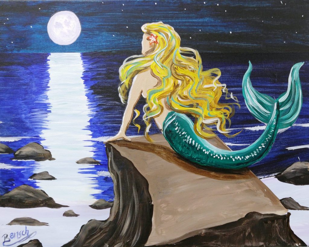 Moonlit Mermaid – Paint and Unwined